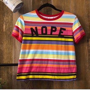Fifth Sun | Nope Striped Crop Top